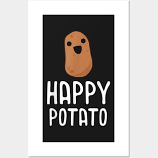 Happy Potato  Potato , Gift Vegetabe Basic Novelty Posters and Art